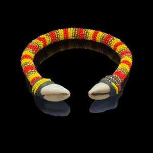 Oshún Ibu Añá Ilde Bracelet – Beaded with Cowrie Shells