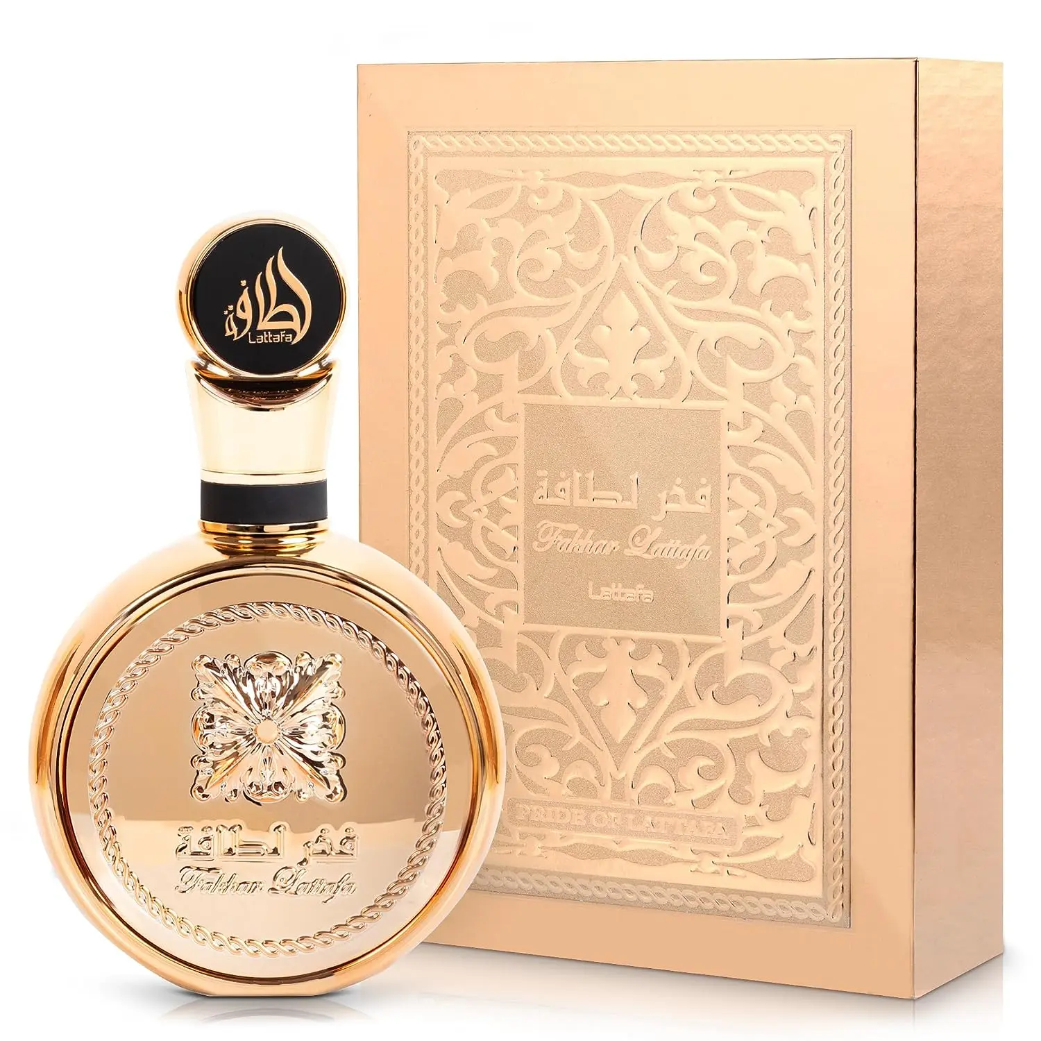 Lattafa Fakhar Gold Limited Edition Extrait de Parfum, 100ml Long-Lasting Arabian Perfume with Floral, Amber & Woody Notes for Men & Women, Arabian Perfumes, Floral Amber Scent