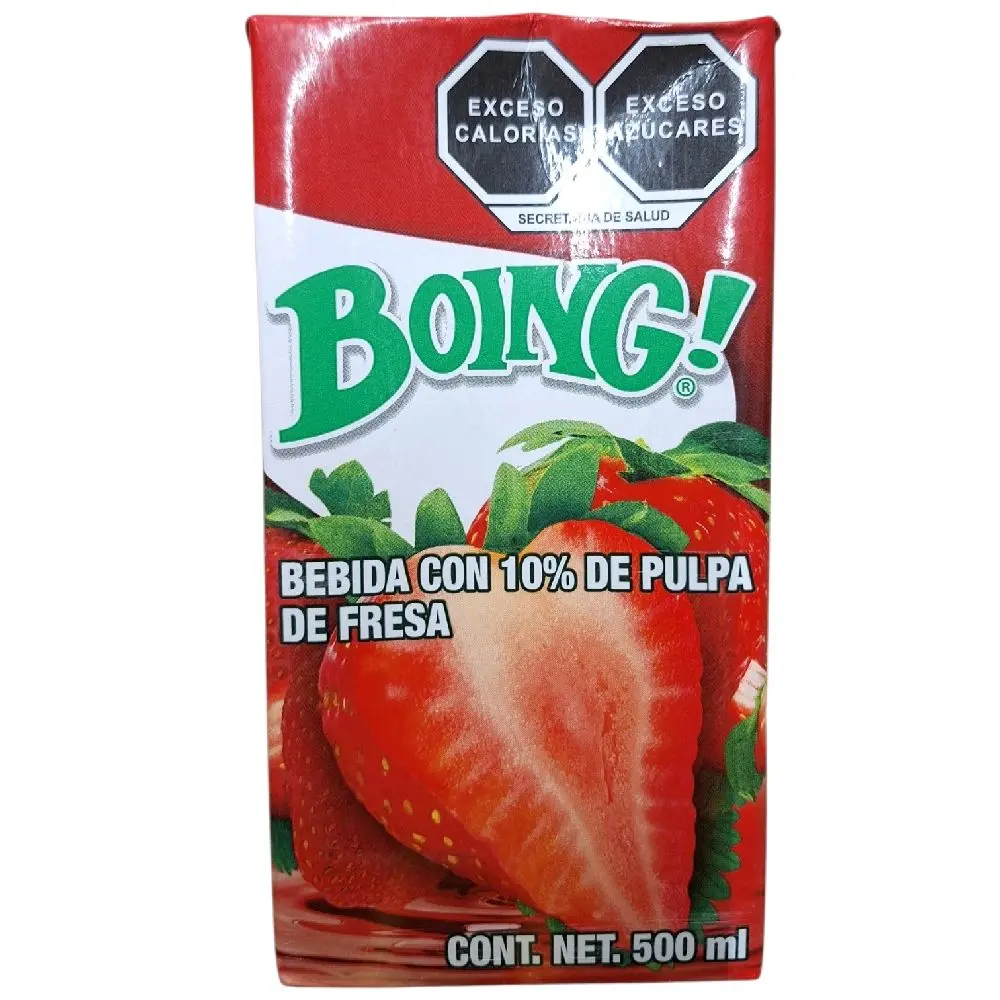 Boing Fresa Fruit Beverage, 6-Pack of 500ml Fruit Juice