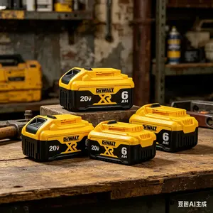 DEWALT 20V MAX Lithium-Ion 6.0Ah Battery, Durable High-Capacity Power Tool Battery for Tools and Gadgets