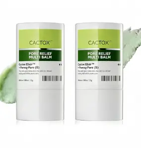 （2pc）Pore Relief Multi-Balm with Cactus Cooling for Visible Results Reduces Puffiness Tightens Pores Repairs Skin Moisturizers