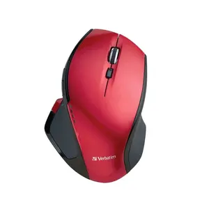 WRLS 8BUTN DLX MOUSE RED