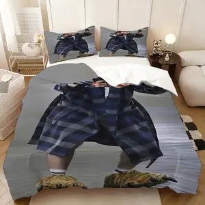 3Pcs,Daniel Radcliffe inspiration  three-piece bedding set, soft, comfortable and skin-friendly, universal in all seasons, bedding set, no pillow core, no quilt core, suitable for bedrooms, guest rooms - (1 quilt cover + 2 pillowcases)