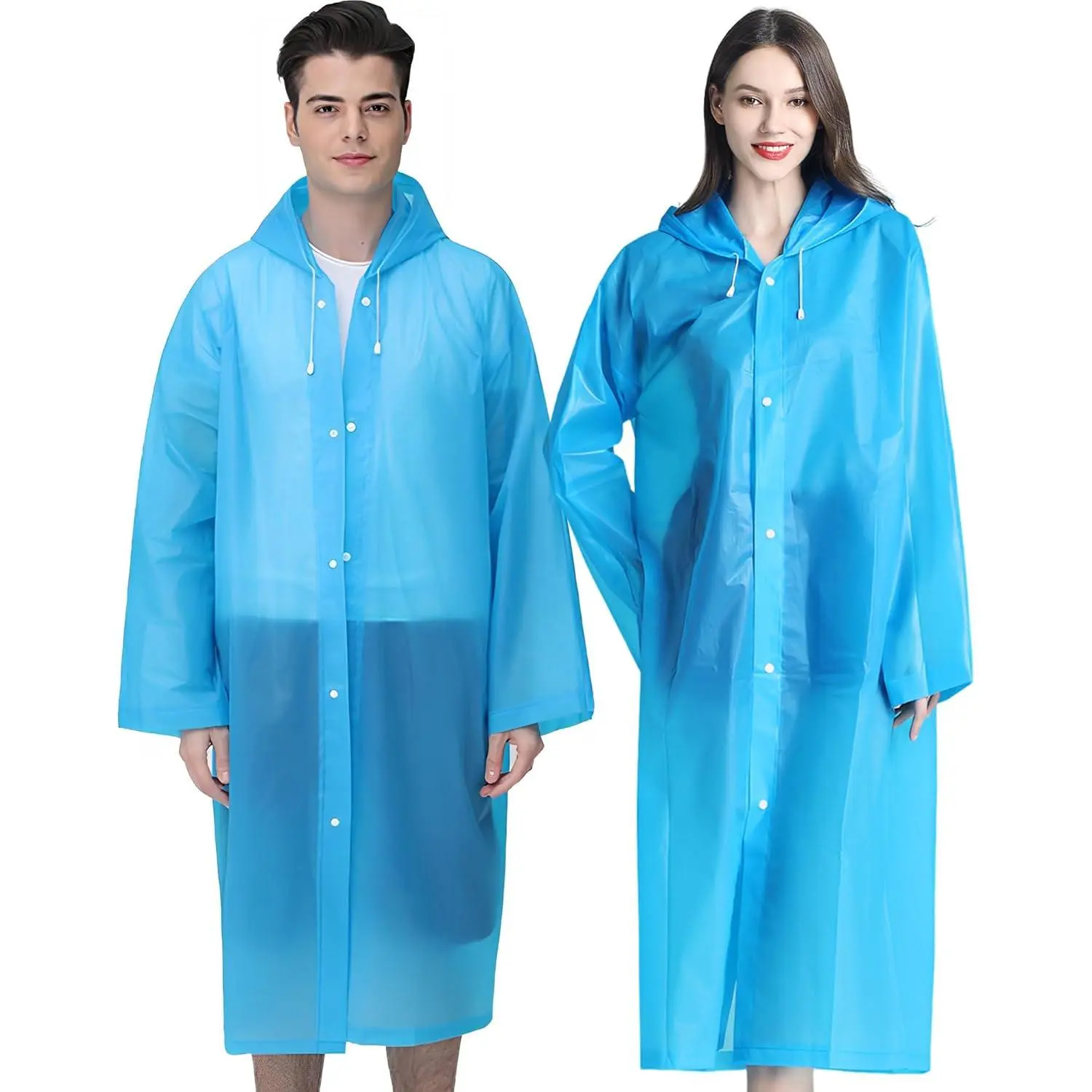 C-adults Poncho-blue