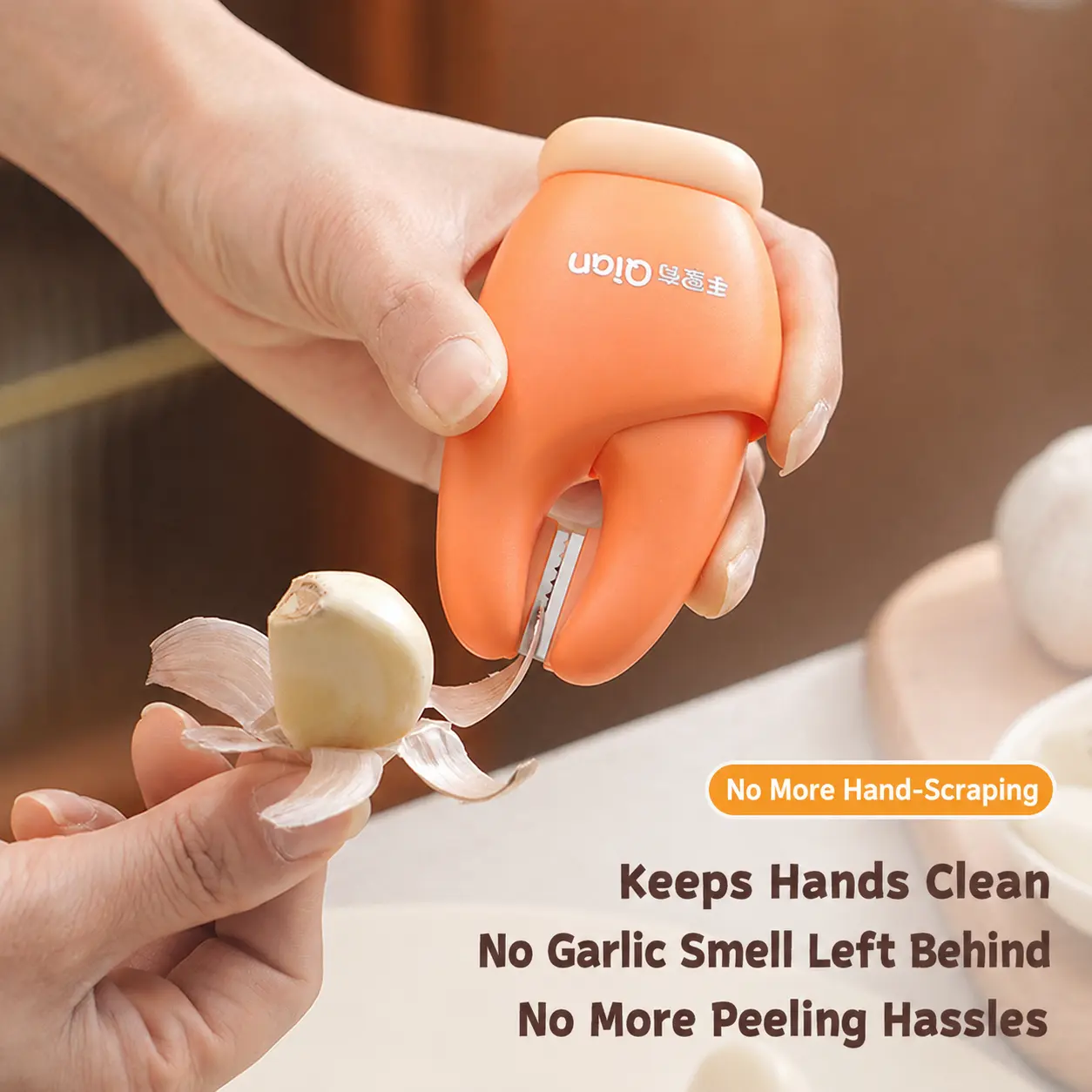 2-in-1 Crab Claw Peeler & Grater, Ergonomic Hardware Tool with Magnetic Holder Stainless Steel Blades Quick Material Remover Tool for Home Workshops