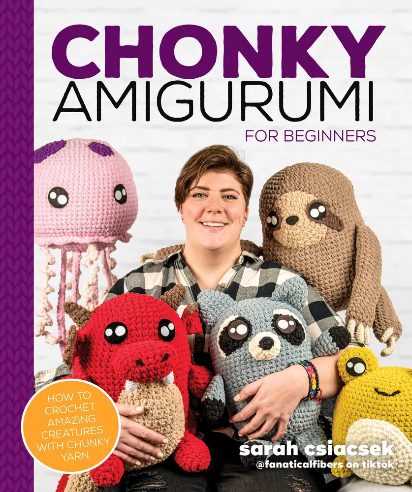 USED Book - Chonky Amigurumi: How to Crochet Amazing Critters & Creatures with Chunky Yarn by Csiacsek, Sarah (Paperback) - english