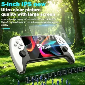 5-Inch Sf3500 HD Handheld Console, Retro Arcade Simulator, Dual Player, TV Output, Audio Video Playback, Perfect for Gaming Lovers