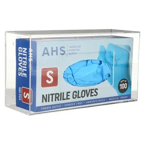 American Hospital Supply Exam Glove Dispenser Acrylic Wall Mount Glove Box Holder
