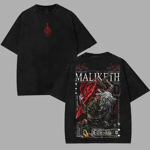 Retro Limited Vintage High quality Maliketh II, The Black Blade Elden Ring Collection Game, inspried merch and gift washed Tee, Gift For Gamer, boyfriend christmas gifts