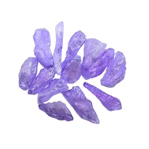 Angel Aura Amethyst Raw crystal point 1 Piece