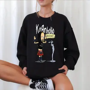 Funny Nu Metal Sweatshirt,K0rnholio Shirt, 90s Cartoon Parody, Gift For Fan K0rn Sweater