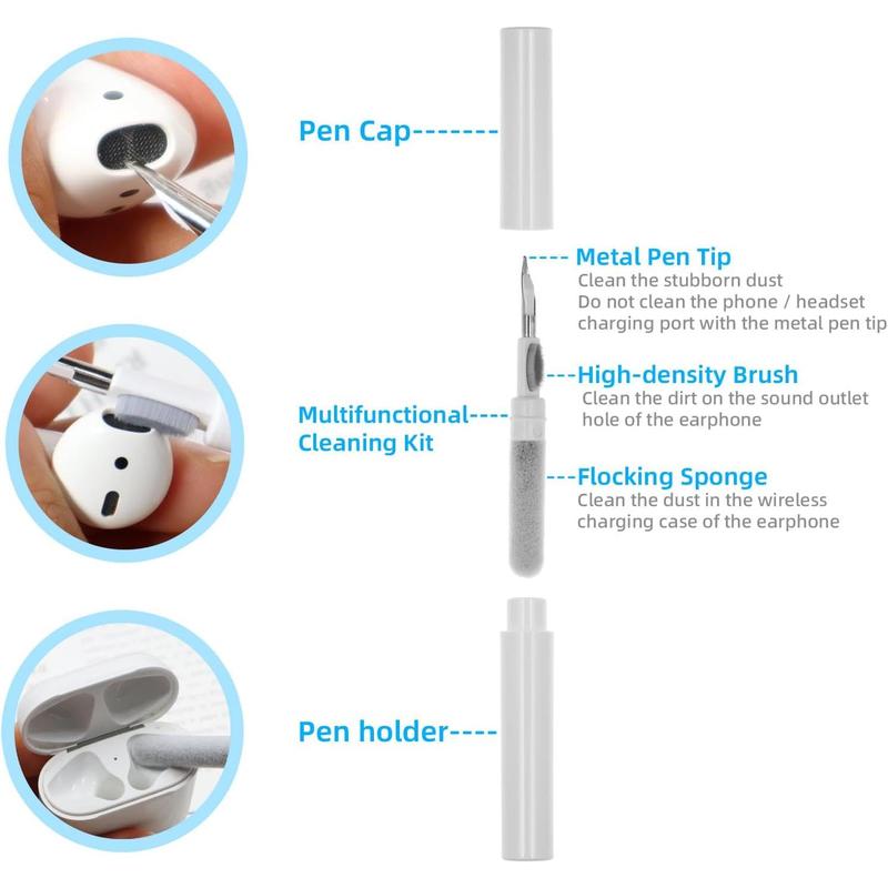 Compatible with AirPods 4 Case , Premium Soft Silicone Protective Case Cover for Apple AirPods 4th Generation with Cleaner Kit, Carabiner and Keychain Accessories for Women Girls (Pink)