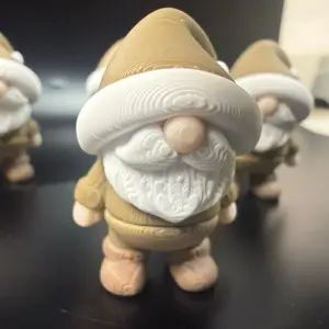 Mini 3D Printed Gnome Magnet – 1.5 Inch – Cute Fridge Decor & Stocking Stuffer