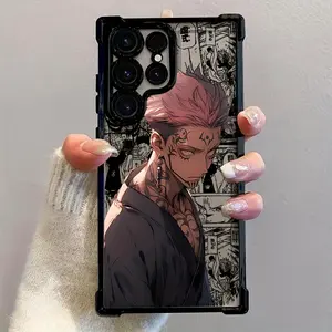 Popular Anime Itadori Phone Case Compatible with for samsung for Galaxy S25 S24 S23 S22 S21 FE Ultra Plus 4G 5G, Shockproof Transparent Soft Back Cover Protective Personalized Casing. Animal Colorful