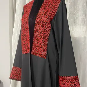Arabian Abaya Chiffon fabric handmade Comfortable Elegant Arabian Abaya Chiffon fabric handmade Comfortable Elegant
