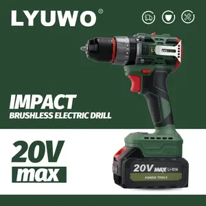 NEW Brushless Cordless Drill Set 20v Max Lithium ion