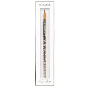 Kiara Sky Black Kolinsky Acrylic Nail Brush #8