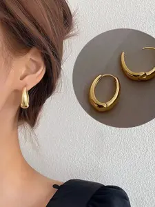 Elegant Stainless Steel High Quality Earrings Set, Minimalist Design for Women, Perfect Gift Choice, Daily Wear Jewelry, Trendy Fashion Accessory