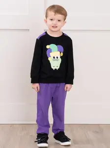 Little Jester Alligator Embroidered Outfit