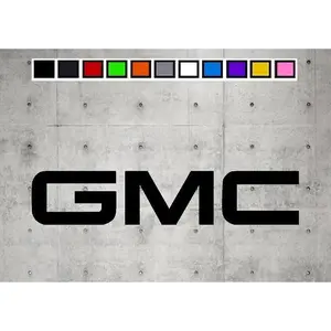 Gmc Logo Vinyl Decal Sticker Emblem Car Truck Window