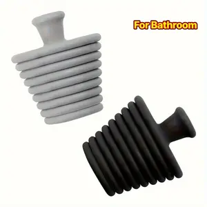 Bath Tub Plug, Silicone Sink Plug, Conical Screw Plug, Pipe Drain Plug, Sealing Plug, 1 pc