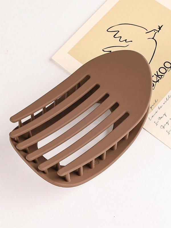 【New Upgrade】Solid Color Hair Clip, 4 pcs Seamless Flat Oval Hair Clip Set, Stylish And Simple Hairpins, Suitable For Daily Wear With Any Hairstyle，Made Of Upgraded Abs Material, It Is Flexible And Resistant To Bending, So Say Goodbye To Breakage!