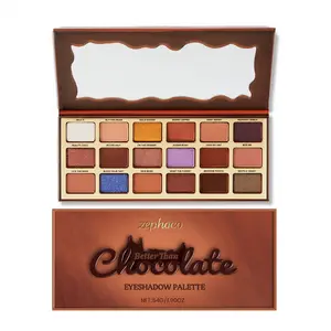Chocolate style eyeshadow disc, earth color, high gloss, cool tone, light color rendering, suitable for daily commuting