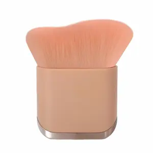 Self Tanner Kabuki Brush for Face & Body Tanning, Streak-Free Application with Dense Soft Bristles, Versatile for Lotion Mousse & Spray, Perfect for Contouring & Blending Makeup