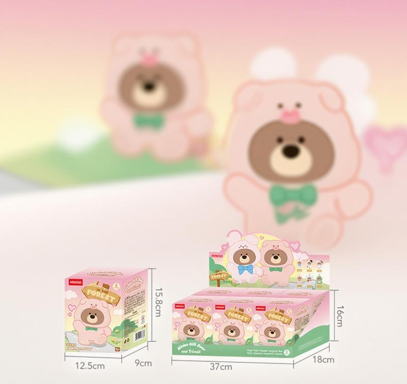 【Holiday Gift】Gift Bear Series Animal Costume - Vinyl Plush Pendant Blind Box| Shopping Bag  , Holiday & Holiday Haul