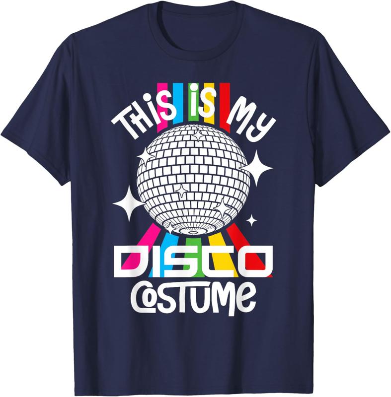 BrittanyUs This Is My Disco Costume Funny 1970s Funky 70s Dancing Party T-Shirt