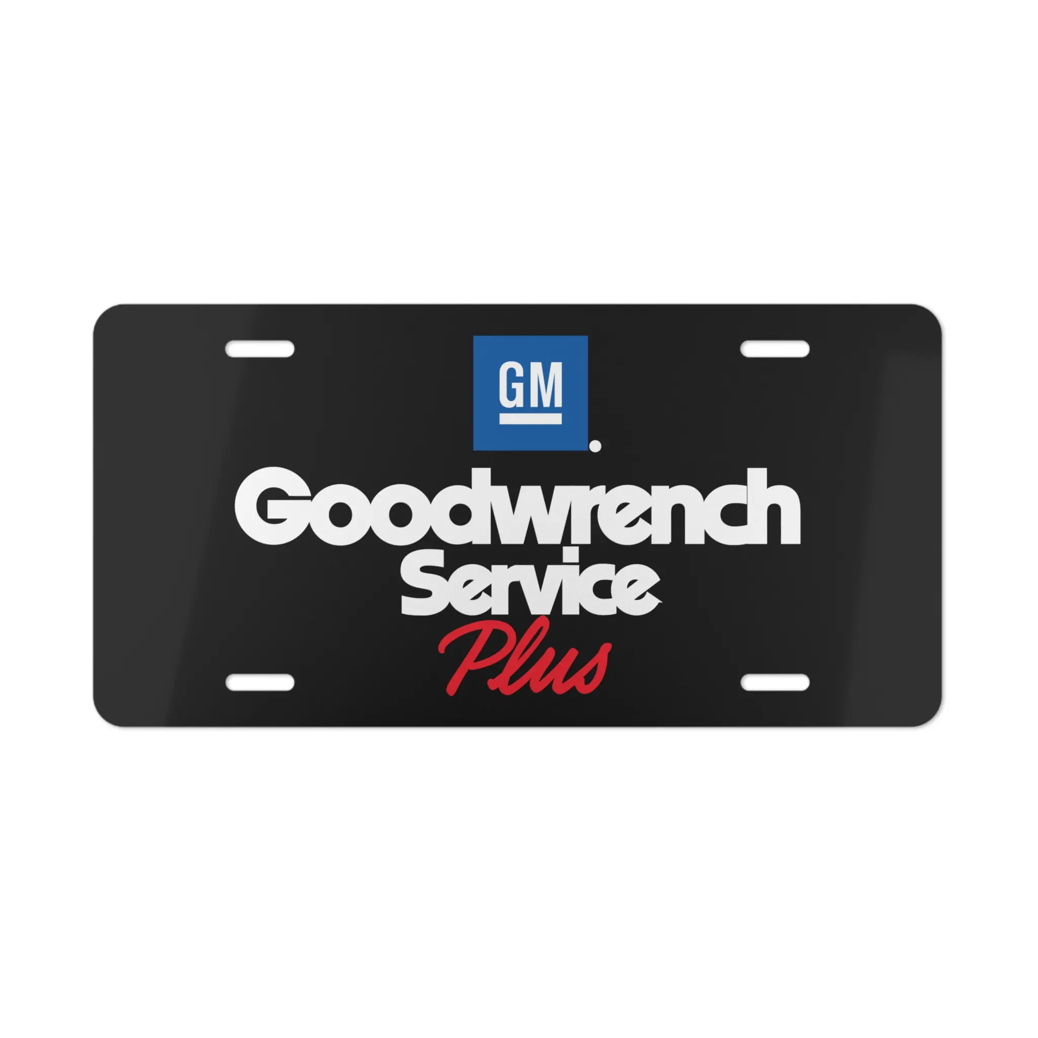 GM Goodwrench Service Plus License Plate GM Goodwrench Service Plus License Plate