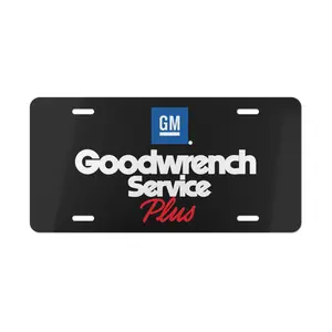GM Goodwrench Service Plus License Plate
