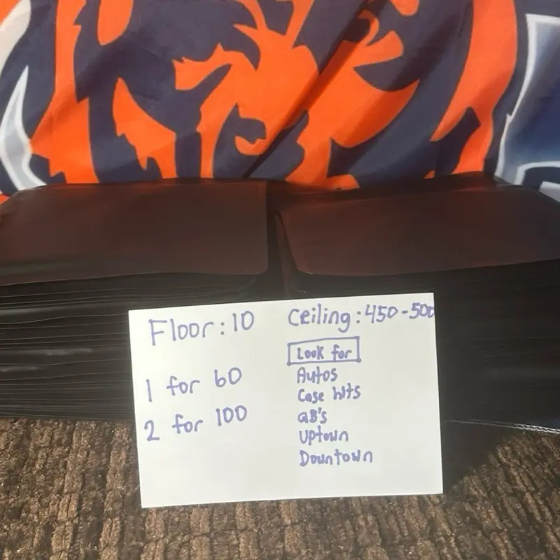 Collectibles with Rookie QBs Autographs Case Hits Uptown & Downtown