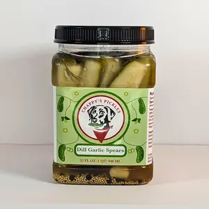 Dill Garlic Pickles (Chips/Spears) (16/32 oz.)