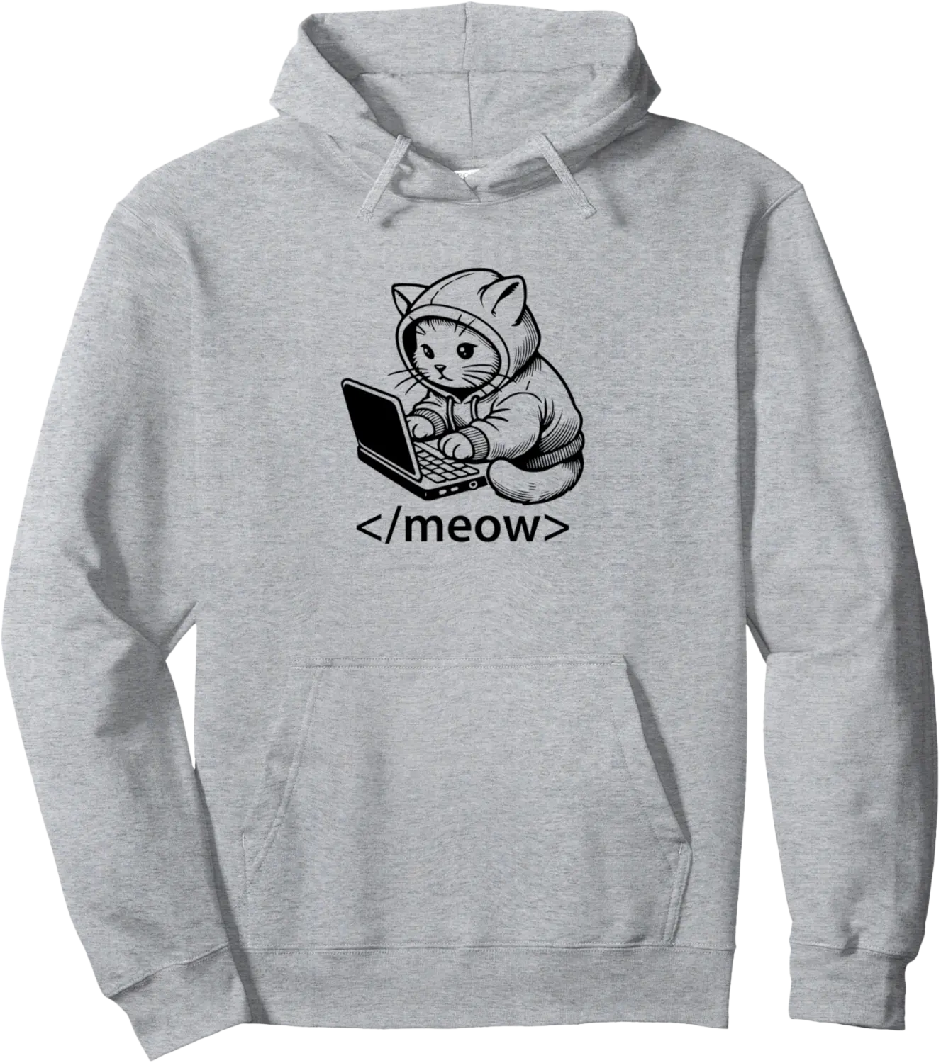 Kitten Developer Meow Code Block Laptop Cat Hacker Funny Pullover Hoodie - Salvadorata Shop 45B0D9WHTZMQ