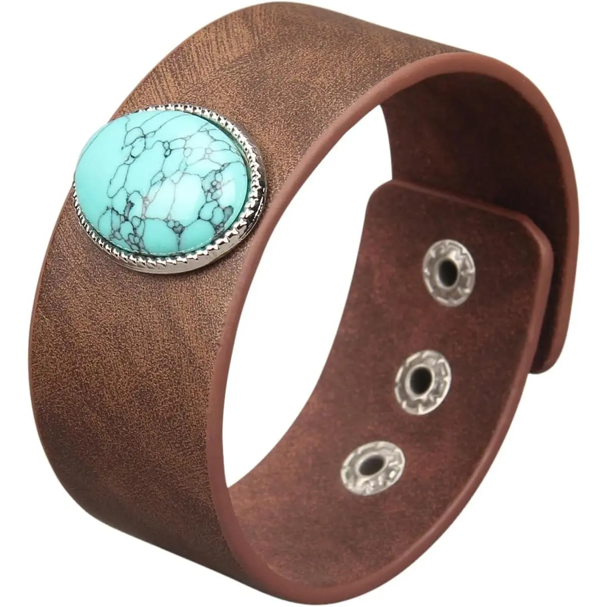 Leather Cuff Bracelet Punk Braided Bracelets Rock Leather Wristbands Faux Mens Leather Bracelet Gothic Viking Bangle Adjustable Wrap Bracelet for Women,Men