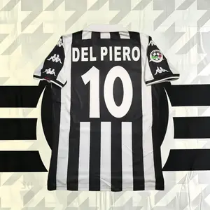 9697 Juventus home short sleeve No. 10 Del Piero fan version retro footballjersey