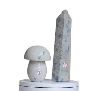 K2 Stone It is a form of Granite Gneiss that contains spherical, bright blue spots that are riddled all over. Decor Rock Ornaments