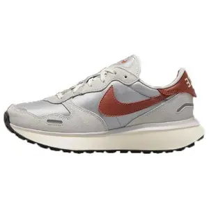 Nike Phoenix Waffle Women's Low-Top Lace-Up Casual Sneakers in Gray-Brown