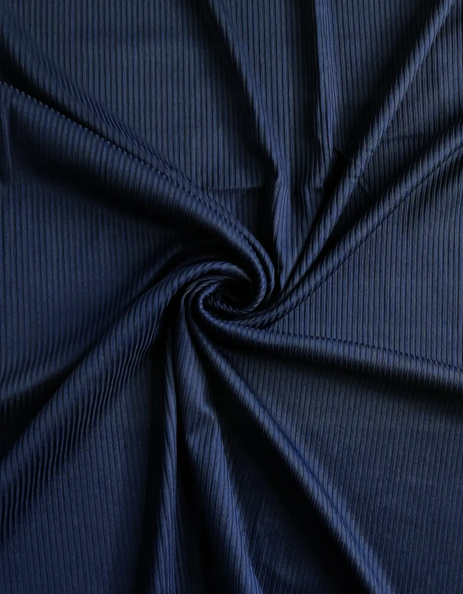 Ribbed Jersey - Blue, Soft Fabric, Smooth Texture, Versatile for Various Designs and Applications