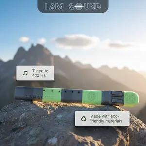 IAMSOUND F#4 Drone Flute 432 Hz Exclusive Mystery MULTI-COLOR Custom Portable Eco-Friendly Harmonica Wooden Multifunction