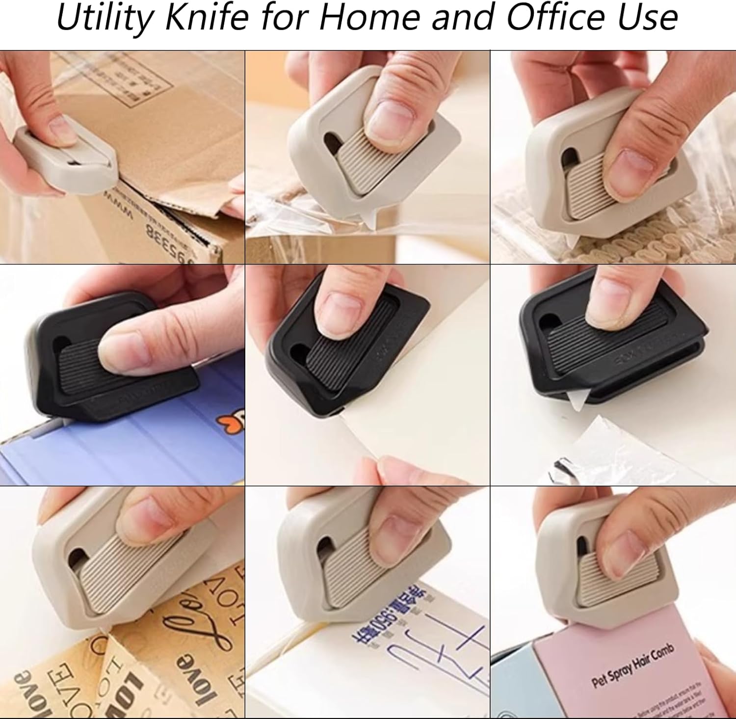 New Portable Magnetic Package Opener, Auto-Retractable Utility Knife with Safety Ceramic Blade & Right-Angle Groove for Cardboard & Crafts New Portable Magnetic Package Opener, Auto-Retractable Utility Knife with Safety Ceramic Blade & Right-Angle Groove for Cardboard & Crafts