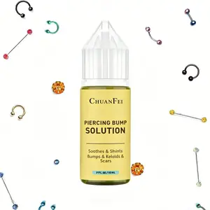 Piercing Scar Removal Natural Oil, Soothing Piercing Swelling Solution, Essential Oils for Nose, Ears, Body Piercings, 15ML Gentle Mix