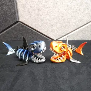 Articulated Skeleton Shark Collectable Figurine