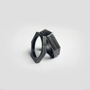Original Retro Design Three Ring Foldable Nut Ring Retro Fashion Promotion Material Ring