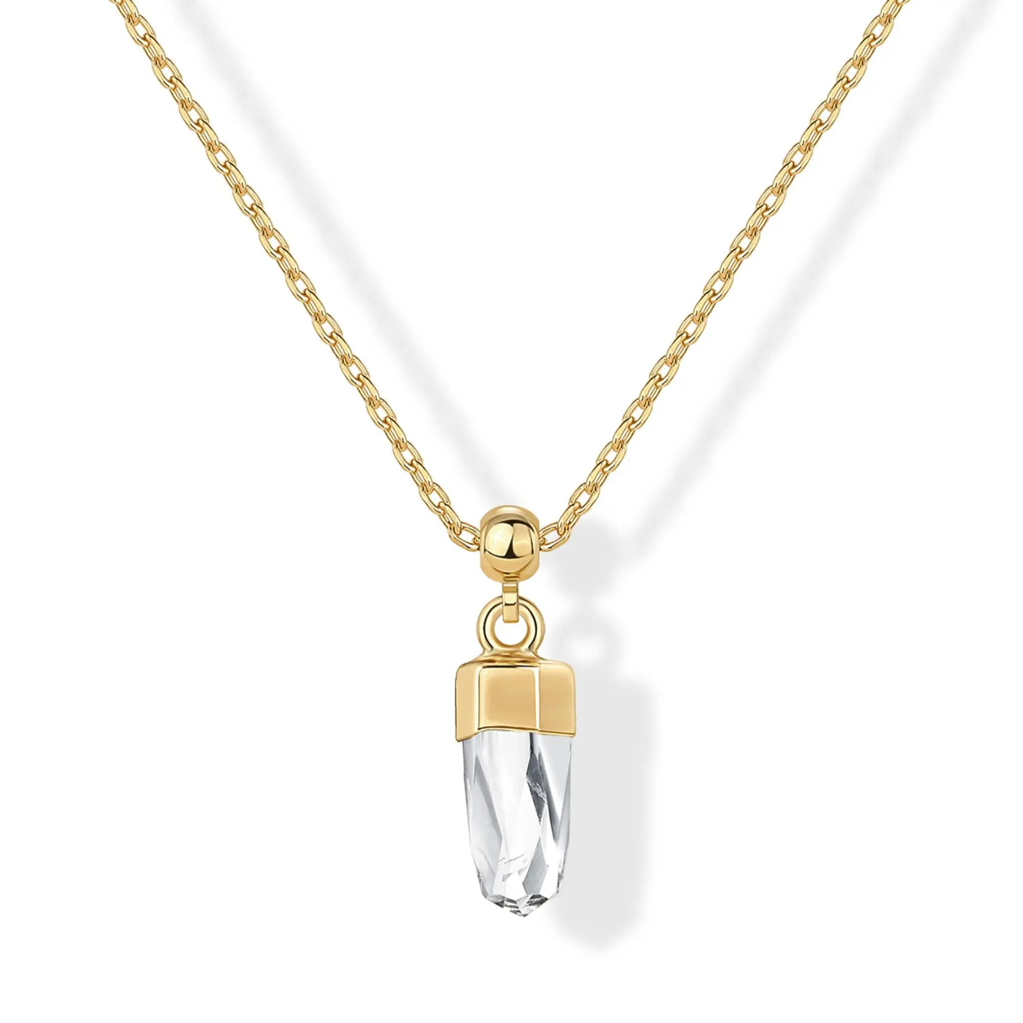 Topaz Crystal - Yellow Gold