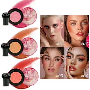 3-in-1 air cushion powder blusher color is easy to apply, lasting natural makeup effect