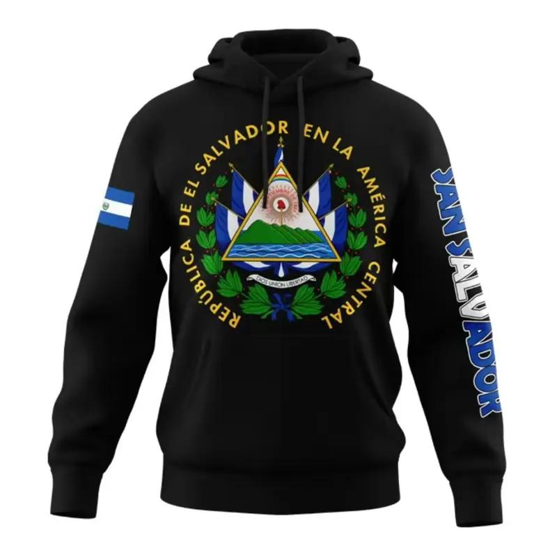 sweater personalizado de el salvador con nombre del departamento unisex for men and women