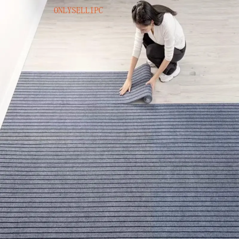 Self-Adhesive Carpet Roll, Four Sizes Adjustable, Bedroom Living Room Bathroom Door Mat Floor Mat Stair Rug Non Slip Entryway Rug Pet Friendly, Easy Installation, PVC Material, Durable Area Rugs, Indoor Area Rugs
