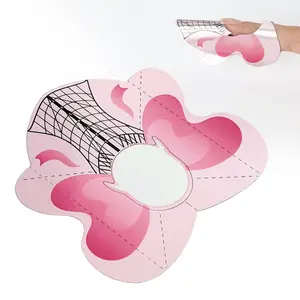 BQAN 100PCS Nail Forms for Builder Gel, Self Adhesive Nail Extension Forms, Professional Nails Art Tips for Acrylic Nails Poly Gel
